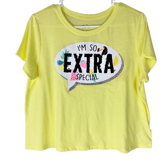 Justice Tropical Graphic T-Shirt - Picture 1 of 6